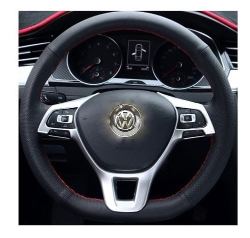 Aplique Volante Gris Vw Nivus Golf Virtus T-cross Comandos 4