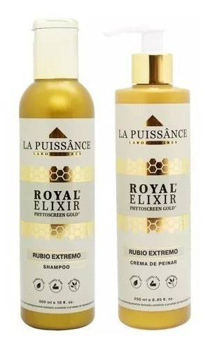 La Puissance Royal Elixir Shampoo + Styling Cream + Mask for Blonde Hair 0