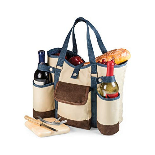 Legacy - A Picnic Time Brand Wine Country Tote with Cheese Service and Corkscrew 0