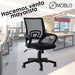 Moblo Modern Ergonomic Low Back Desk Chair with Mesh 3