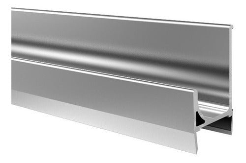 Grupo Euro H Profile Handle 18 Mm Aluminum Polished Chrome 0