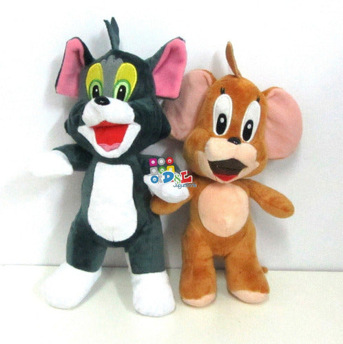 Tom and Jerry Plush Toys - Price for the 2 Washable Fabric 28cm 1