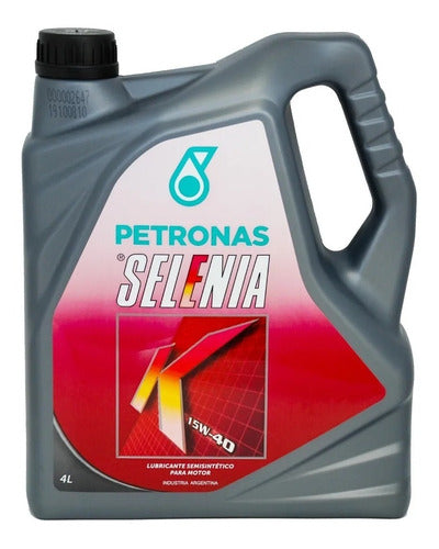 Kit Filtros + Aceite Selenia K 15w40 Fiat Doblo 1.4 16v 1