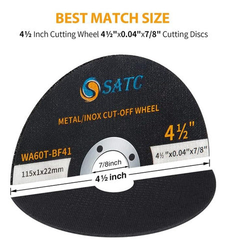 S SATC Ultra Thin Cutting Wheel, 114 Cm X 1 Mm X 22 Mm 2