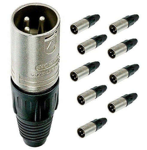 Neutrik Nc3mx-D XLR Male Connector to Cable x 10 Units 0