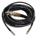 Hydraulic Pressure Washer Hose with Steel Mesh and Universal Wash Nozzle 0