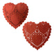 Pack of 100 Heart Lace Paper Doilies 0