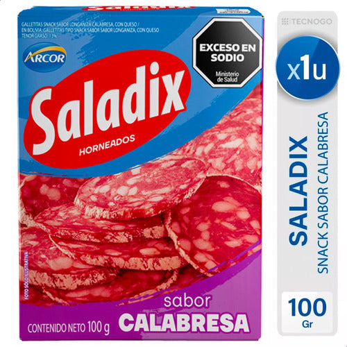 Saladix Calabresa Longaniza Cheese Snacks by Arcor 0