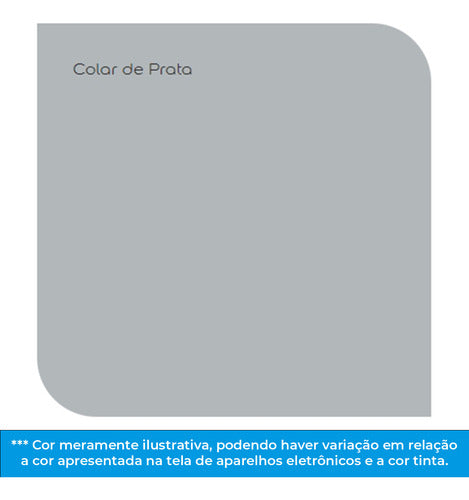 Tinta Acrílica Premium Decora Seda - Colar De Prata 16l 1