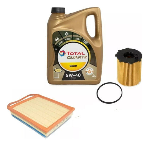 Peugeot Kit 2 Filters + Oil 9000 for Partner Berlingo HDi 0