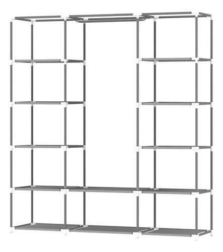 Out Strong Clothes Organizer Rack with 11 Shelves 2