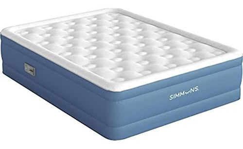 Simmons Colchón Rest Air Bed, Tamaño Queen De 17 , Azul 0