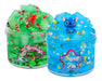 Pack of 2 Jelly Cubes, Clear Watermelon Red and Blue Slime Kit 0