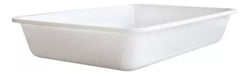 White Plastic Tray - Ideal for Butcher Shops, Farms, Restaurants 0