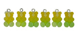 Yumy Gummies Sugar-Coated Bear Resin Charms X 10pcs 0