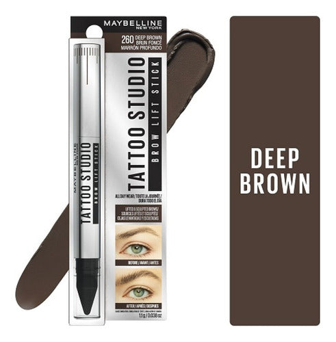 Maybelline Tattoo Brow Lift Stick Deep Brown 260 0