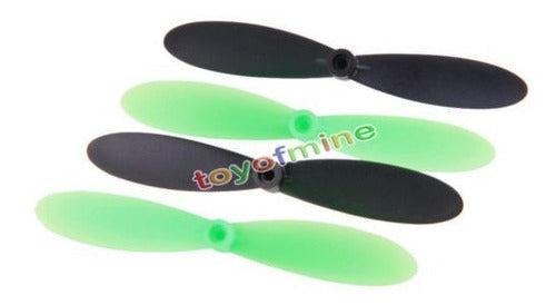 Hubsan 4pcs/set Cuchillas Hubsan X4 H107c Rc Quadcopter Blade Repue 0