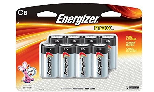 Energizer Max Alkaline C Batteries 8 0