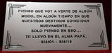 GRABADOS ARTISTICOS Remembrance Plate Cemetery 10x20 with Square Edges 0