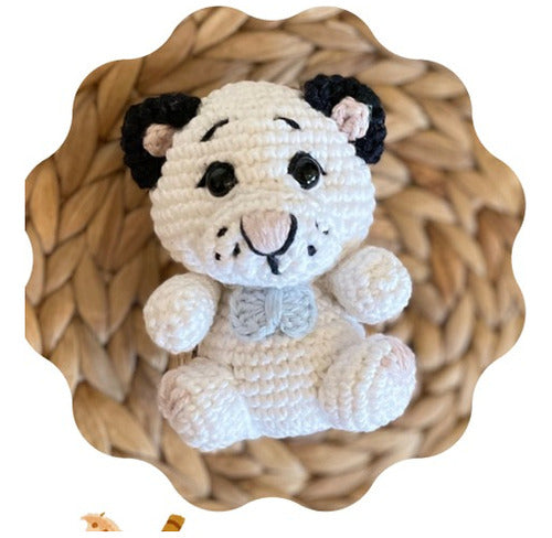 Patrón Crochet Tigre Tigrecito Blanco 0