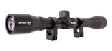 Krico Sporter 4x32 Scope with Mount and Rangefinder Reticle 0