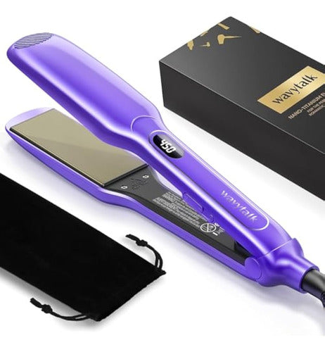 Wavytalk Titanium Flat Iron 1.75 Inches 0