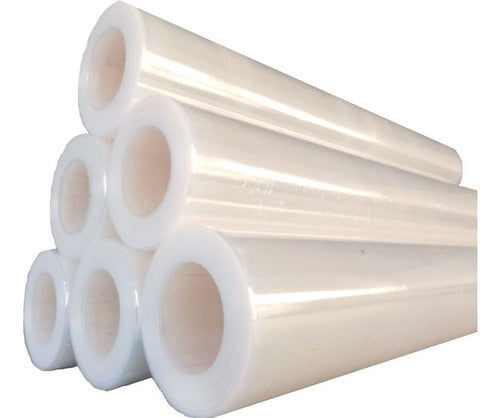 6 Rollo Film Stretch Cristal 50cm 4kg Coreless Sin Buje Cono 0