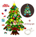 Outgeek Felt Christmas Tree, 3.2 Feet, Wall Hanging 4