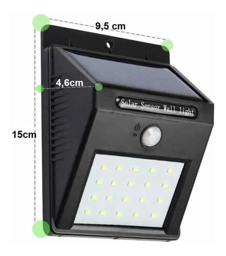 Flinker Solar Lamp 20 LED Reflector with Motion Sensor for Outdoors 4