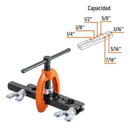 Avellanador Excéntrico Refrigeración 3/16 A 5/8   Truper 4