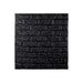 Generic Placa Revestimiento Pared Adhesiva X5 Negro Tcs 0