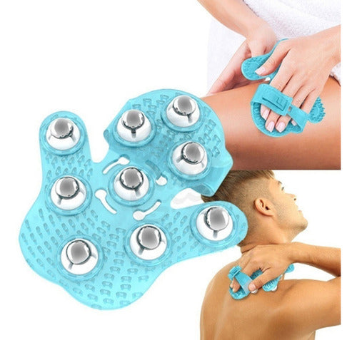 MartosCoolStuff Massage Glove Body Massager with 360º Stainless Steel Balls 3