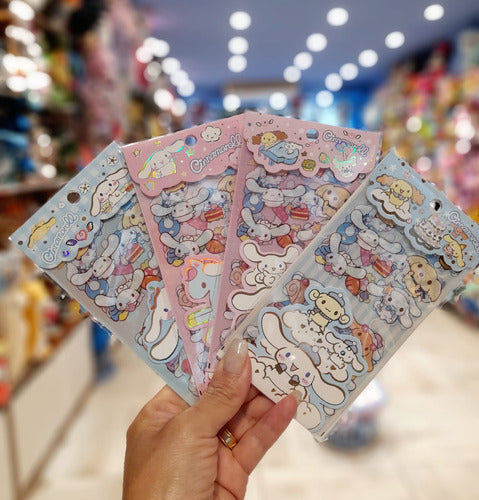 Trading Sticker Cinnamoroll Set X 4 Super Kawaii Adhesive Envelopes 1