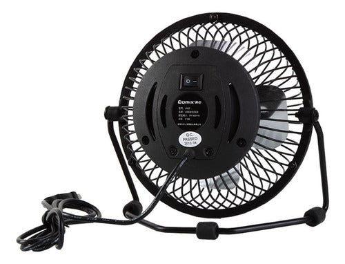 Comix Mini Personal Desktop Fan 4" USB Powered 4