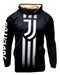 Kapho Buzo Canguro Futbol Juventus Home Black Adultos 0