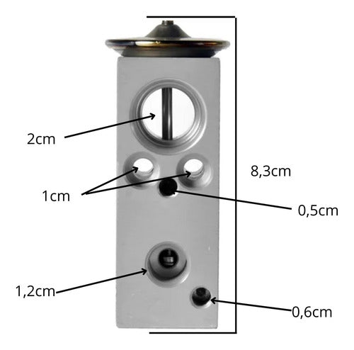 Válvula De Expansão Block Para Citroen Aircross C3 C4 Pallas 4