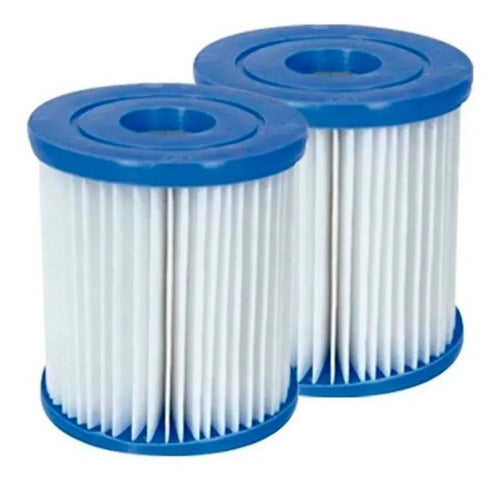 2-Pack Replacement Cartridge Filter Type 2 for Pool Filtration Pump 3