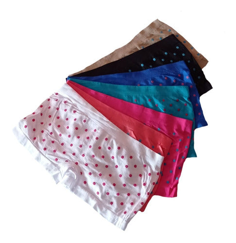Pack of 3 Women's Microfiber Mini Short Boxer Panties 6