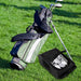 Qwork Black Golf Shoe Bag with Ventilation for Various Sizes 5