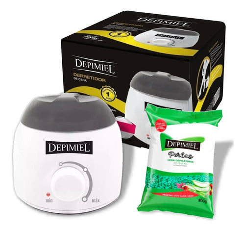 Depimiel Electric Wax Warmer for Professional and Home Waxing with 800g Wax + 800g Pearl Wax 6