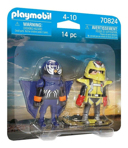 Playmobil Duo Pack X2 Acrobatas Aereos Para Niños Febo 0