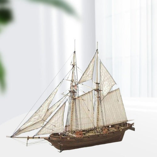 Decoração De Modelo De Navio À Vela, Barco À Vela Em Miniatu 3