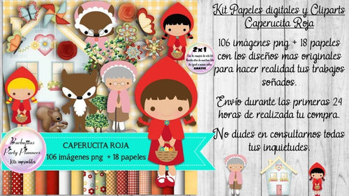 Papeles Fondos Y Cliparts Imagenes Png Caperucita Roja 1