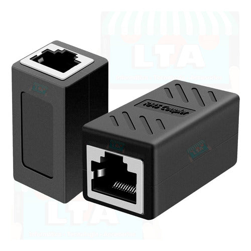 IA Cupla Red Cat7 Conector RJ45 Hembra Blindado Garantía X Vida 4