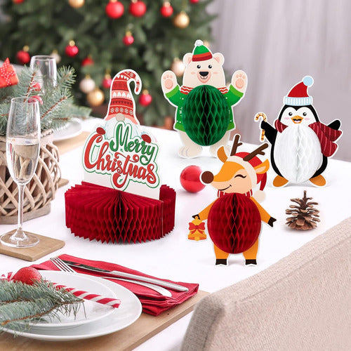 Mocoosy Christmas Table Centerpieces Decoration Pack X 12 6