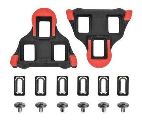 Taco Taquinho Pedal Shimano Speed Sm-sh10 Vermelho Float 0° 1