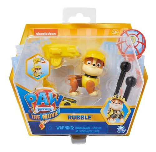 Paw Patrol The Movie Hero Pup 15cm Rubble 0