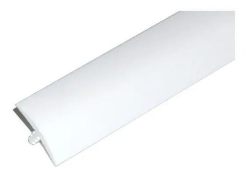 Tapacanto T-molding 18mm X 36 Metros -  Blanco 0