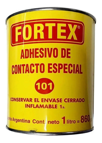 Cemento Adhesivo De Contacto Obra Fortex 101 X 1lt 1