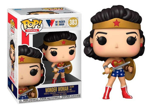 Funko Pop Wonder Woman 383 Golden Age Nuevo Original 0